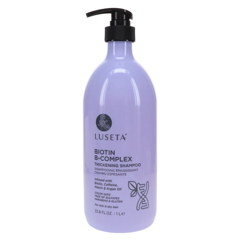Simple Luseta Biotin B-Complex Thickening Shampoo 33.8 Oz & Biotin B-Complex Thickening Conditioner 33.8 Oz Combo Pack 4 Simple Luseta Biotin B-Complex Thickening Shampoo 33.8 Oz & Biotin B-Complex Thickening Conditioner 33.8 Oz Combo Pack - Image 2