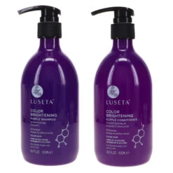 Simple Luseta Color Brightening Purple Shampoo 16.9 Oz & Color Brightening Purple Conditioner 16.9 Oz Combo Pack 12 Simple Luseta Color Brightening Purple Shampoo 16.9 Oz & Color Brightening Purple Conditioner 16.9 Oz Combo Pack -Laladaisy Trendy 1446559.01