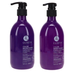 Simple Luseta Color Brightening Purple Shampoo 16.9 Oz & Color Brightening Purple Conditioner 16.9 Oz Combo Pack 17 Simple Luseta Color Brightening Purple Shampoo 16.9 Oz & Color Brightening Purple Conditioner 16.9 Oz Combo Pack -Laladaisy Trendy 1446559.06