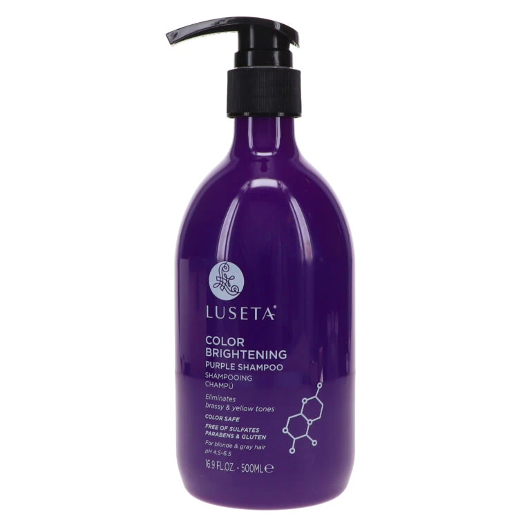 Simple Luseta Color Brightening Purple Shampoo 16.9 Oz & Color Brightening Purple Conditioner 16.9 Oz Combo Pack 3 Simple Luseta Color Brightening Purple Shampoo 16.9 Oz & Color Brightening Purple Conditioner 16.9 Oz Combo Pack