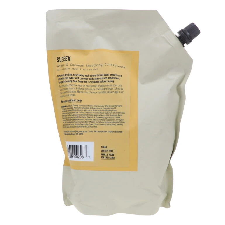 Simple AG Care Sleeek Argan & Coconut Smoothing Conditioner 33.8 Oz 7 Simple AG Care Sleeek Argan & Coconut Smoothing Conditioner 33.8 Oz - Image 5