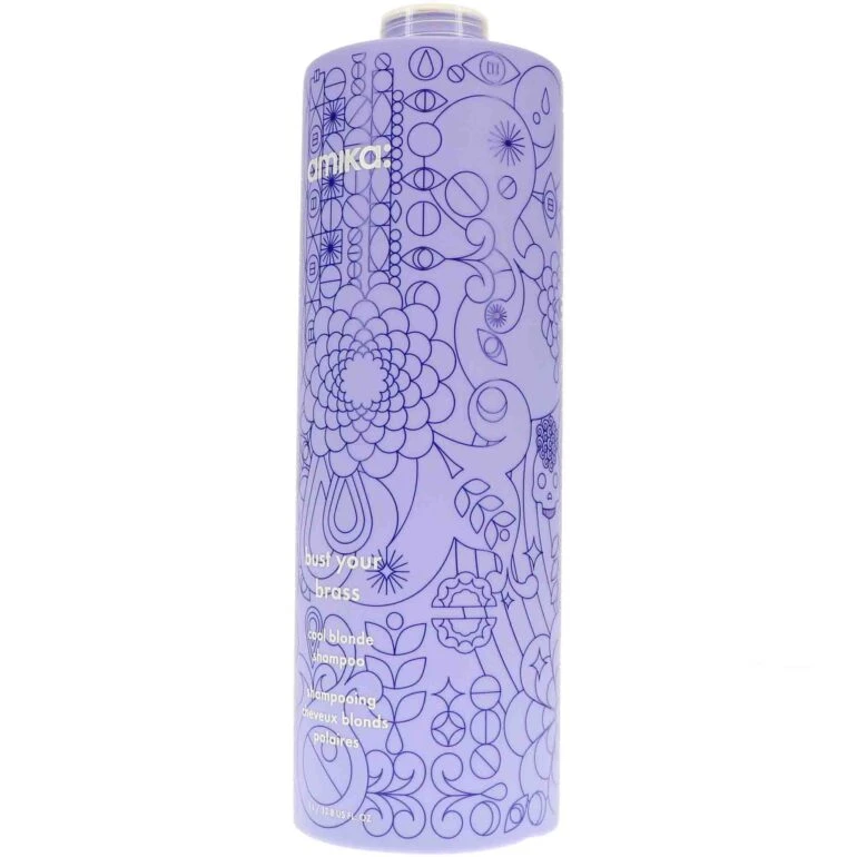 Simple Amika Bust Your Brass Cool Blonde Shampoo 33.8 Oz 4 Simple Amika Bust Your Brass Cool Blonde Shampoo 33.8 Oz - Image 2