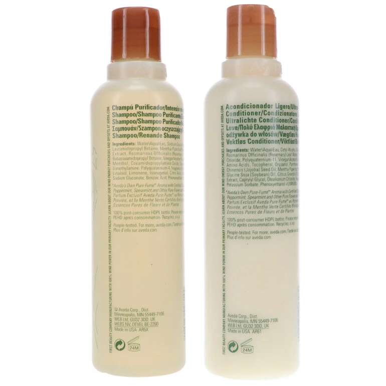 Simple Aveda Rosemary Mint Shampoo 8.5 Oz & Rosemary Mint Conditioner 8.5 Oz Combo Pack 5 Simple Aveda Rosemary Mint Shampoo 8.5 Oz & Rosemary Mint Conditioner 8.5 Oz Combo Pack - Image 3