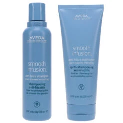 Simple Aveda Smooth Infusion Anti-Frizz Shampoo 6.7 Oz & Smooth Infusion Anti-Frizz Conditioner 6.7 Oz Combo Pack