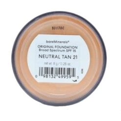 Simple BareMinerals Original Foundation Broad Spectrum SPF 15 Neutral Tan 21 0.28 Oz -Laladaisy Trendy bareminerals original foundation broad spectrum spf15 neutral tan 21 0.28oz 1422353.5 3