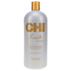 Simple CHI Keratin Reconstructing Shampoo 32 Oz & Keratin Reconstructing Conditioner 32 Oz Combo Pack -Laladaisy Trendy chi keratin reconstructing shampoo and conditioner 32oz combo 1433352.7 2