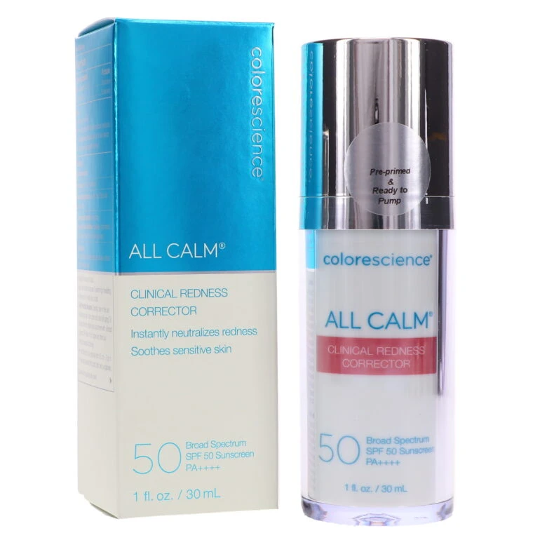 Simple Colorescience All Calm Clinical Redness Corrector SPF 50 Broad Spectrum 1 Oz - Image 7