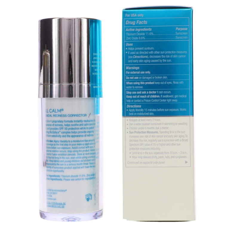 Simple Colorescience All Calm Clinical Redness Corrector SPF 50 Broad Spectrum 1 Oz - Image 8