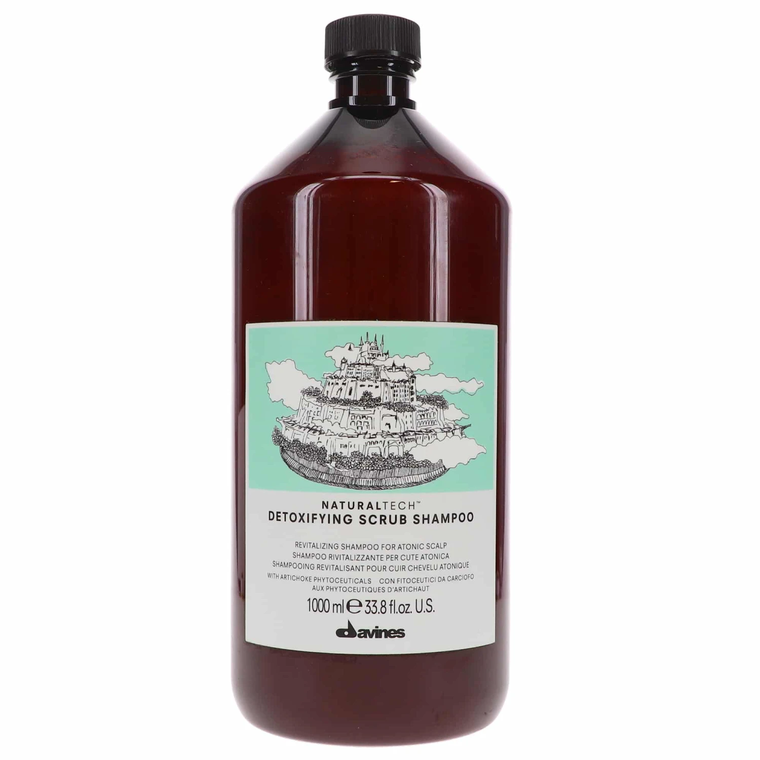 Simple Davines Detoxifying Scrub Shampoo 33.8 Oz. 3 Simple Davines Detoxifying Scrub Shampoo 33.8 Oz.