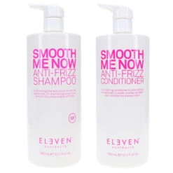 Simple ELEVEN Australia Smooth Me Now Anti-Frizz Shampoo 32.5 Oz & Smooth Me Now Anti-Frizz Conditioner 32.5 Oz Combo Pack