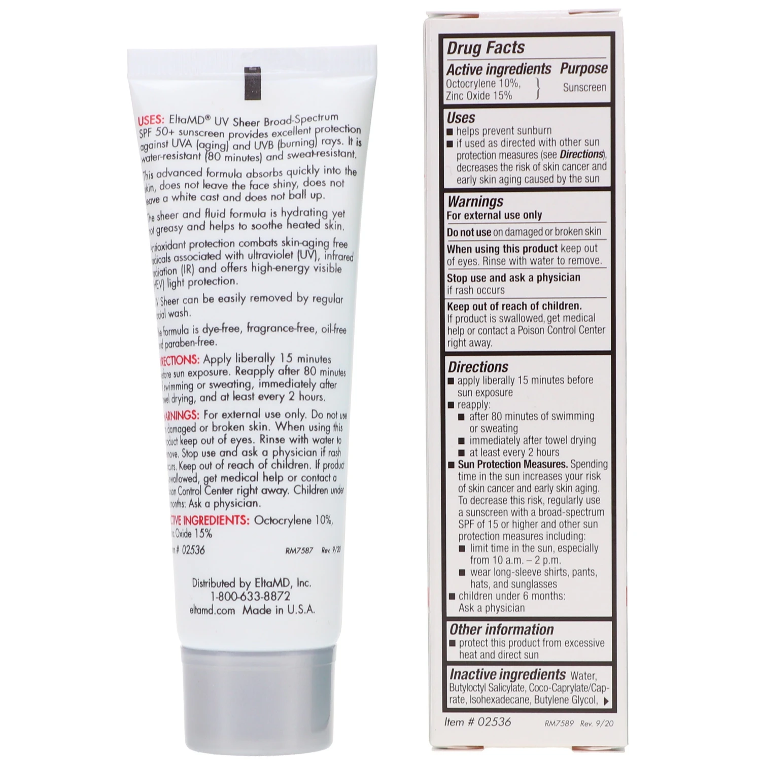 Simple EltaMD UV Sheer Broad Spectrum SPF 50+ 1.7 Oz 10 Simple EltaMD UV Sheer Broad Spectrum SPF 50+ 1.7 Oz - Image 8