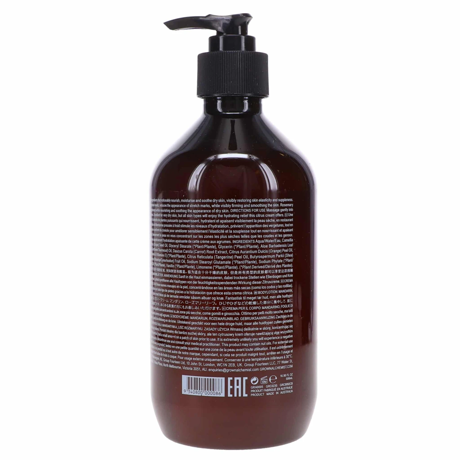 Simple Grown Alchemist Body Cream Mandarin Rosemary Leaf 16.9 Oz 8 Simple Grown Alchemist Body Cream Mandarin Rosemary Leaf 16.9 Oz - Image 6