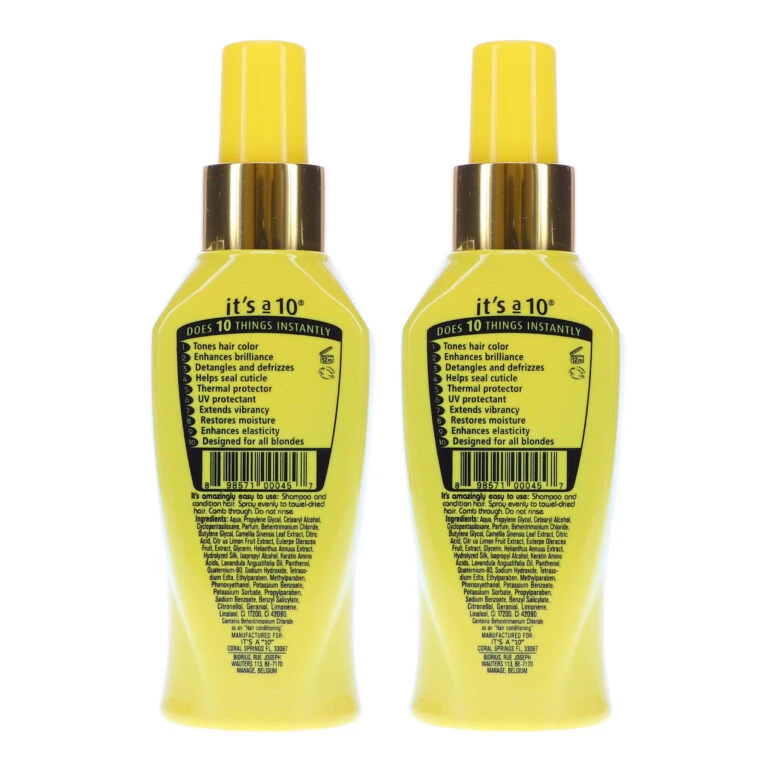 Simple It’s A 10 Miracle Blonde Leave-In 4 Oz 2 Pack 6 Simple It’s A 10 Miracle Blonde Leave-In 4 Oz 2 Pack - Image 4