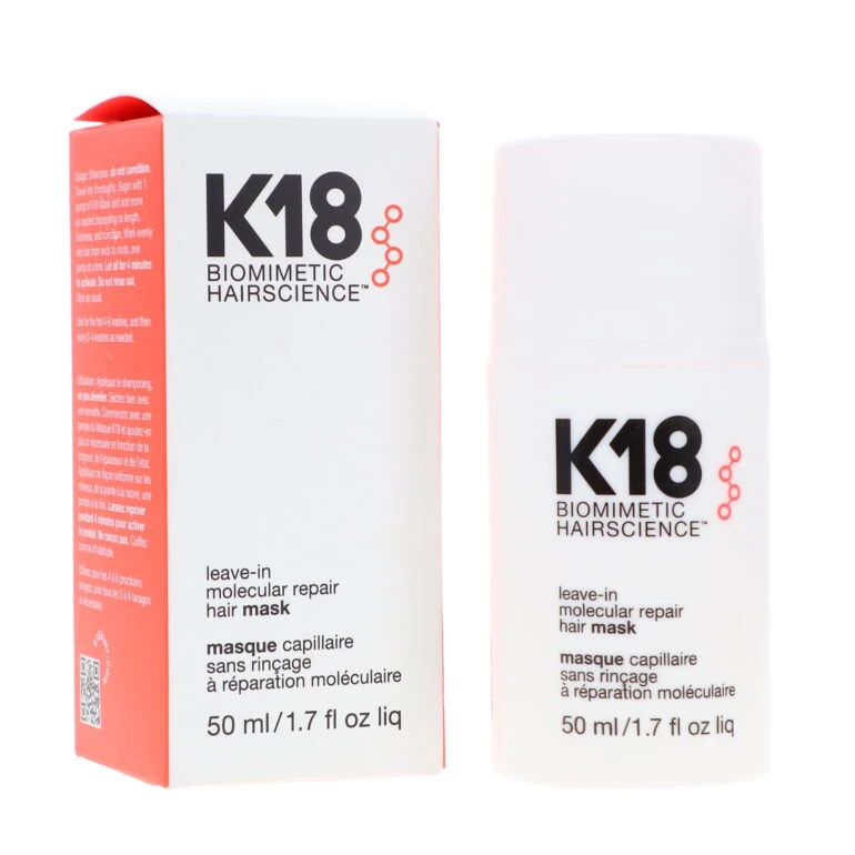 Simple K18 Leave-In Molecular Repair Hair Mask 1.7 Oz 9 Simple K18 Leave-In Molecular Repair Hair Mask 1.7 Oz - Image 7