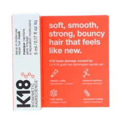 Simple K18 Leave-In Molecular Repair Hair Mask 0.17 Oz -Laladaisy Trendy k18 leave in molecular repair hair mask 1.7oz 1434097.5 11
