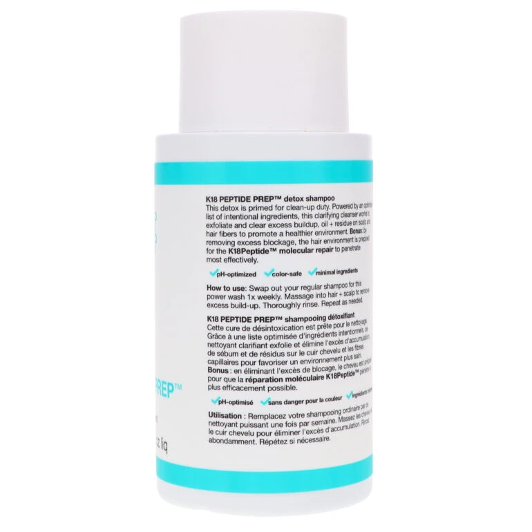 Simple K18 Peptide Prep Detox Shampoo 8.5 Oz 5 Simple K18 Peptide Prep Detox Shampoo 8.5 Oz - Image 3