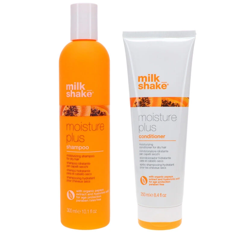 Simple Milk_shake Moisture Plus Shampoo 10.1 Oz & Moisture Plus Conditioner 8.4 Oz Combo Pack 3 Simple Milk_shake Moisture Plus Shampoo 10.1 Oz & Moisture Plus Conditioner 8.4 Oz Combo Pack