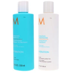 Simple Moroccanoil Hydrating Shampoo 8.5 Oz & Hydrating Conditioner 8.5 Oz Combo Pack -Laladaisy Trendy moroccan oil hydrating shampoo and conditioner 8.5oz combo 1423424.2 3