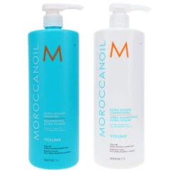 Simple Moroccanoil Extra Volume Shampoo 33.8 Oz & Extra Volume Conditioner 33.8 Oz Combo Pack