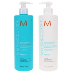 Simple Moroccanoil Moisture Repair Shampoo 16.9 Oz & Moisture Repair Conditioner 16.9 Oz Combo Pack