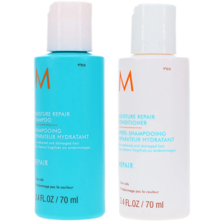 Simple Moroccanoil Moisture Repair Shampoo 2.4 Oz & Moisture Repair Conditioner 2.4 Oz Combo Pack 4 Simple Moroccanoil Moisture Repair Shampoo 2.4 Oz & Moisture Repair Conditioner 2.4 Oz Combo Pack - Image 2