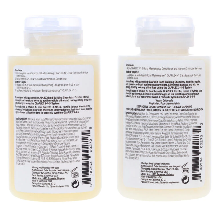 Simple Olaplex No.4 Bond Maintenance Shampoo 3.3 Oz & No.5 Conditioner 3.3 Oz Combo Pack 6 Simple Olaplex No.4 Bond Maintenance Shampoo 3.3 Oz & No.5 Conditioner 3.3 Oz Combo Pack - Image 4