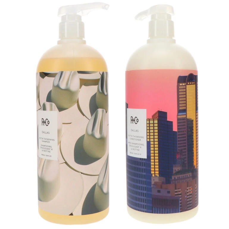 Simple R+CO Dallas Thickening Shampoo 33.8 Oz & Dallas Thickening Conditioner 33.8 Oz Combo Pack 3 Simple R+CO Dallas Thickening Shampoo 33.8 Oz & Dallas Thickening Conditioner 33.8 Oz Combo Pack