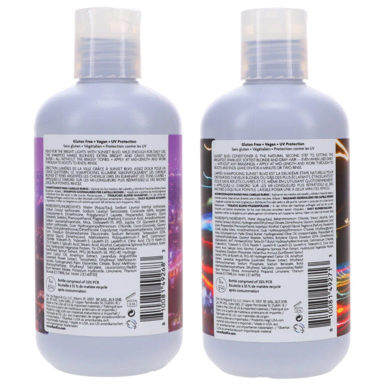 Simple R+CO Sunset Blvd Blonde Shampoo 8.5 Oz & Sunset Blvd Blonde Conditioner 8.5 Oz Combo Pack 6 Simple R+CO Sunset Blvd Blonde Shampoo 8.5 Oz & Sunset Blvd Blonde Conditioner 8.5 Oz Combo Pack - Image 4