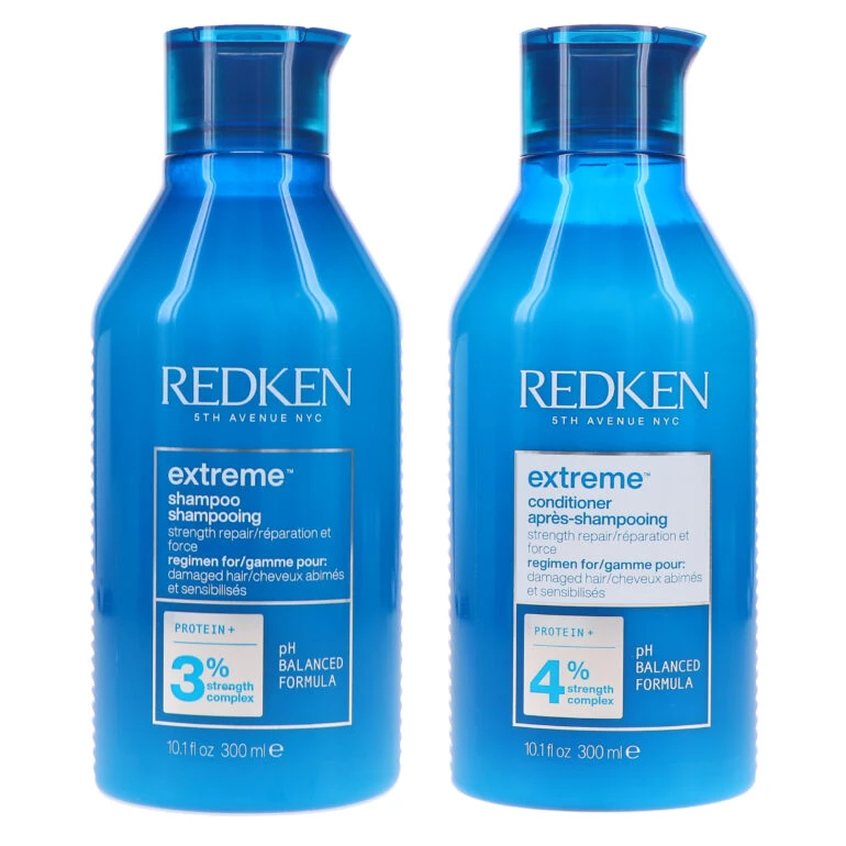 Simple Redken Extreme Shampoo 10.1 Oz & Extreme Conditioner 10.1 Oz Combo Pack 3 Simple Redken Extreme Shampoo 10.1 Oz & Extreme Conditioner 10.1 Oz Combo Pack