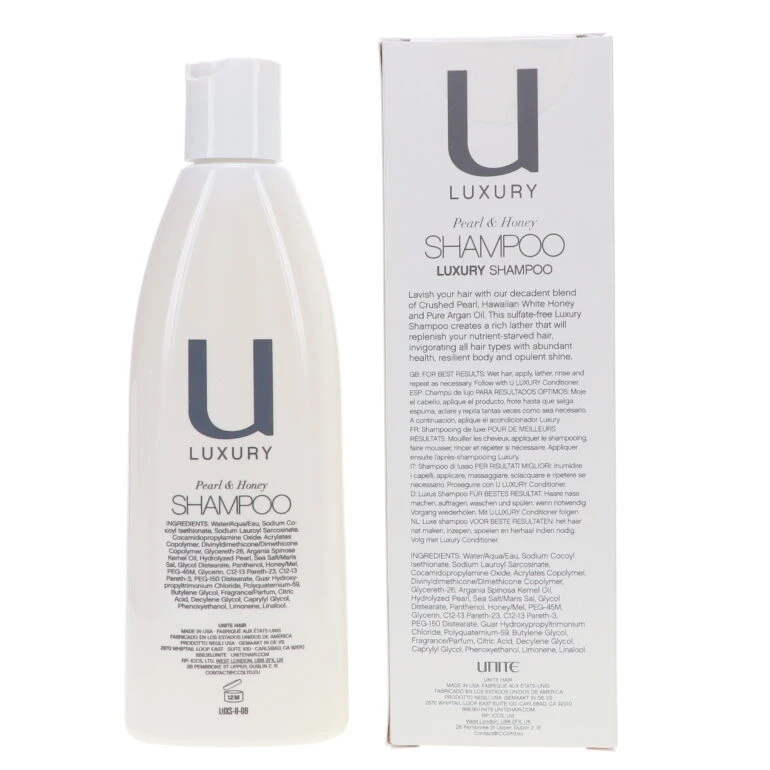 Simple UNITE Hair U Luxury Pearl And Honey Shampoo 8.5 Oz 10 Simple UNITE Hair U Luxury Pearl And Honey Shampoo 8.5 Oz - Image 8