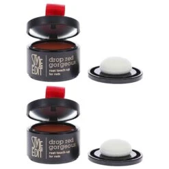 Simple Style Edit Drop Red Gorgeous Touch Up Powder Dark Red 0.13 Oz 2 Pack