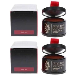 Simple Style Edit Drop Red Gorgeous Touch Up Powder Dark Red 0.13 Oz 2 Pack -Laladaisy Trendy w2000h2000fitcrop 226