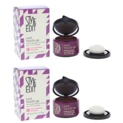 Simple Style Edit Root Touch Up Powder Dark Brown 0.13 Oz 2 Pack