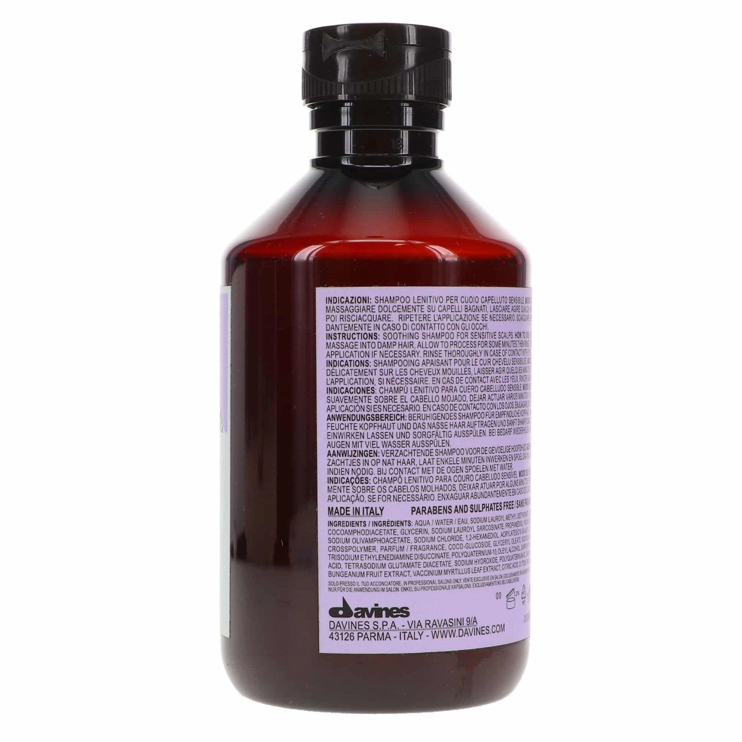 Simple Davines NaturalTech Calming Shampoo 8.5 Oz 6 Simple Davines NaturalTech Calming Shampoo 8.5 Oz - Image 4