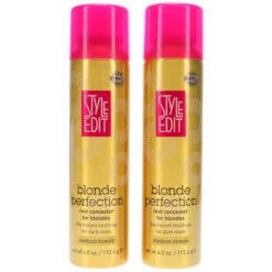 Simple Style Edit Medium Blonde Root Concealer Touch Up Spray 4 Oz 2 Pack