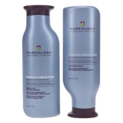 Simple Pureology Strength Cure Best Blonde Shampoo 9 Oz And Strength Cure Best Blonde Conditioner 9 Oz Combo Pack