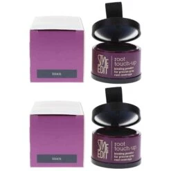 Simple Style Edit Root Touch Up Powder Black 0.13 Oz 2 Pack -Laladaisy Trendy w2000h2000fitcrop 408