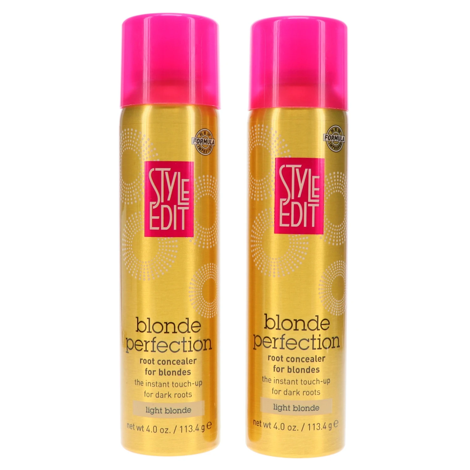 Simple Style Edit Light Blonde Root Concealer Touch Up Spray 4 Oz 2 Pack 3 Simple Style Edit Light Blonde Root Concealer Touch Up Spray 4 Oz 2 Pack