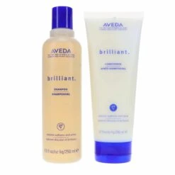 Simple Aveda Brilliant Shampoo 8.5 Oz & Brilliant Conditioner 6.7 Oz Combo Pack