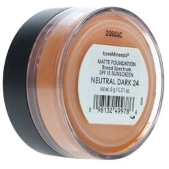 Simple BareMinerals Loose Powder Matte Foundation Broad Spectrum SPF 15 Neutral Dark 24 0.21 Oz -Laladaisy Trendy w2048h2048fitcrop 1128