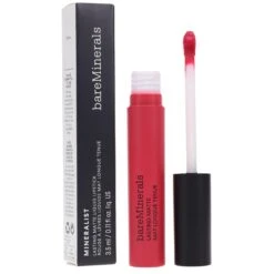 Simple BareMinerals Mineralist Lasting Matte Liquid Lipstick Mighty 0.11 Oz -Laladaisy Trendy w2048h2048fitcrop 1704