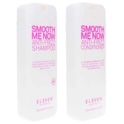 Simple ELEVEN Australia Smooth Me Now Anti-Frizz Shampoo 10.1 Oz & Smooth Me Now Anti-Frizz Conditioner 10.1 Oz Combo Pack -Laladaisy Trendy w2048h2048fitcrop 2557