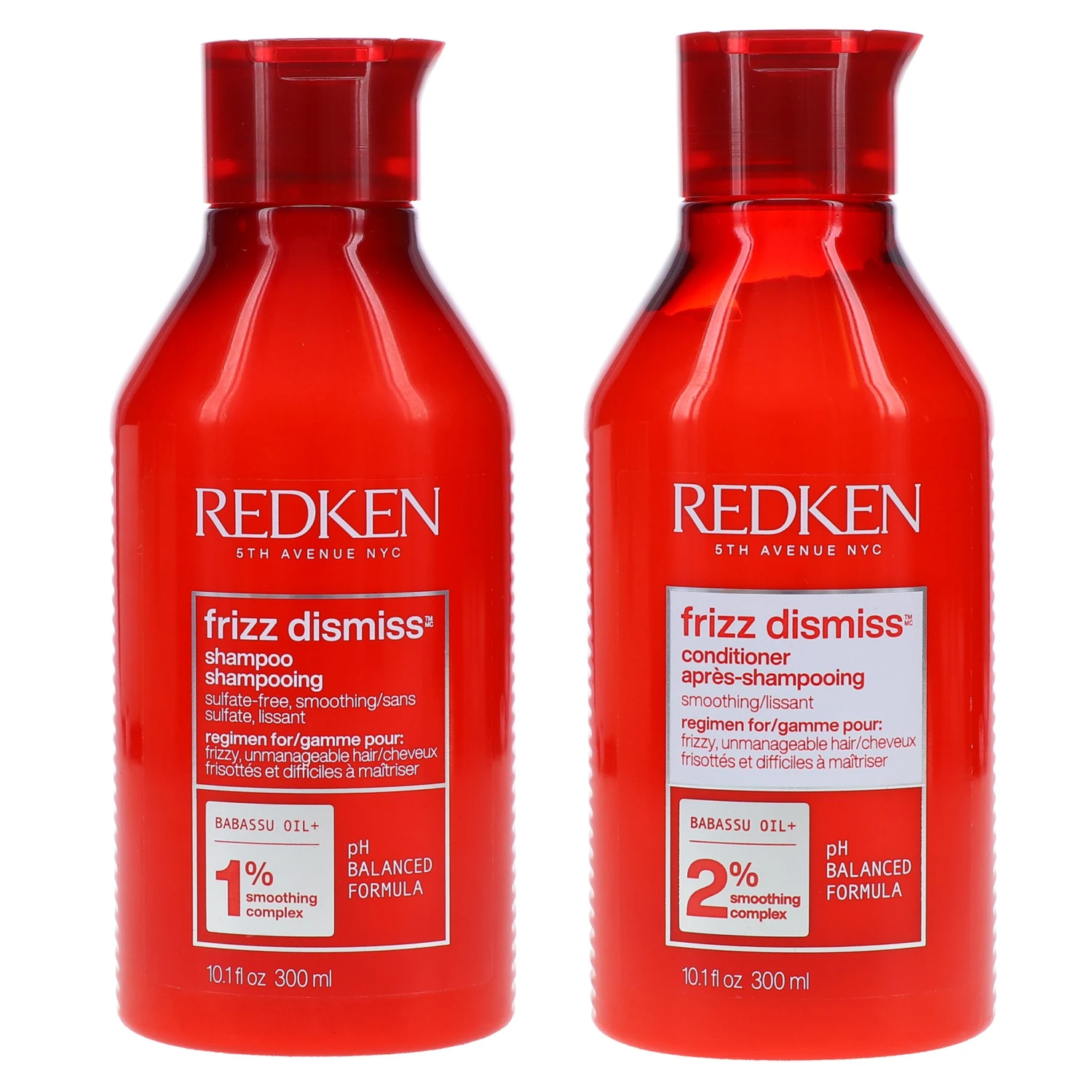 Simple Redken Frizz Dismiss Shampoo 10.1 Oz & Frizz Dismiss Conditioner 10.1 Oz Combo Pack 3 Simple Redken Frizz Dismiss Shampoo 10.1 Oz & Frizz Dismiss Conditioner 10.1 Oz Combo Pack