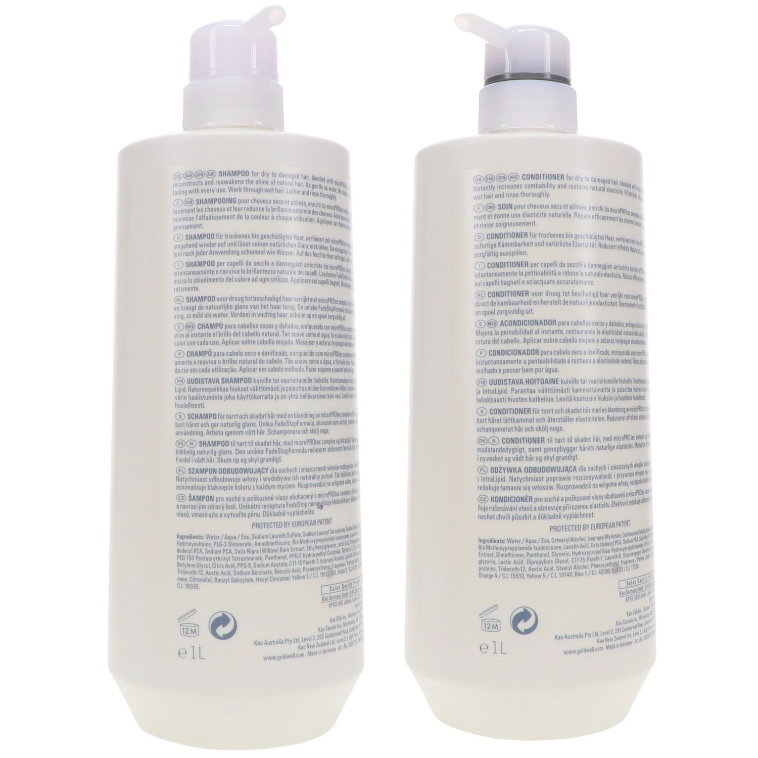 Simple Goldwell Dualsenses Rich Repair Restoring Shampoo 33.8 Oz & Dualsenses Rich Repair Restoring Conditioner 33.8 Oz Combo Pack 5 Simple Goldwell Dualsenses Rich Repair Restoring Shampoo 33.8 Oz & Dualsenses Rich Repair Restoring Conditioner 33.8 Oz Combo Pack - Image 3