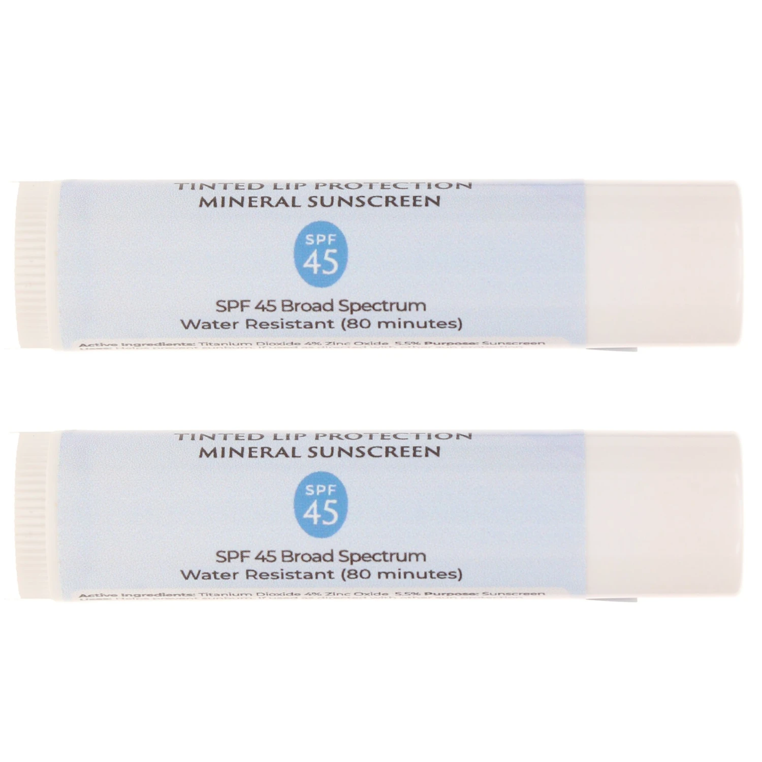 Simple TIZO Tinted Lip Protection Mineral Sunscreen SPF 45 0.14 Oz 2 Pack 5 Simple TIZO Tinted Lip Protection Mineral Sunscreen SPF 45 0.14 Oz 2 Pack - Image 3