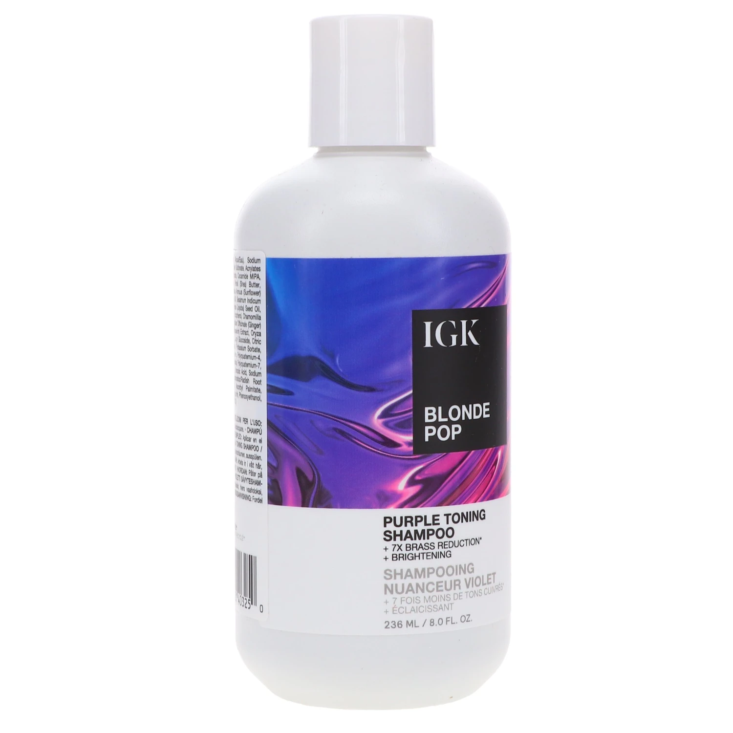 Simple IGK Blonde Pop Purple Toning Shampoo 8 Oz 10 Simple IGK Blonde Pop Purple Toning Shampoo 8 Oz - Image 8