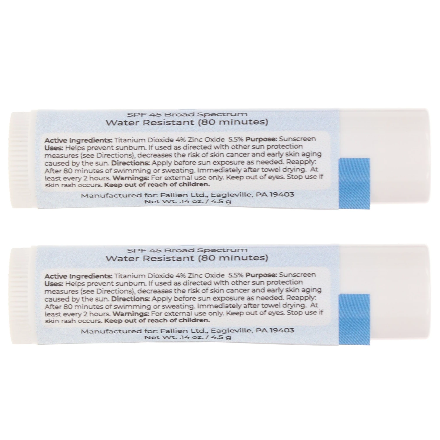 Simple TIZO Tinted Lip Protection Mineral Sunscreen SPF 45 0.14 Oz 2 Pack 6 Simple TIZO Tinted Lip Protection Mineral Sunscreen SPF 45 0.14 Oz 2 Pack - Image 4