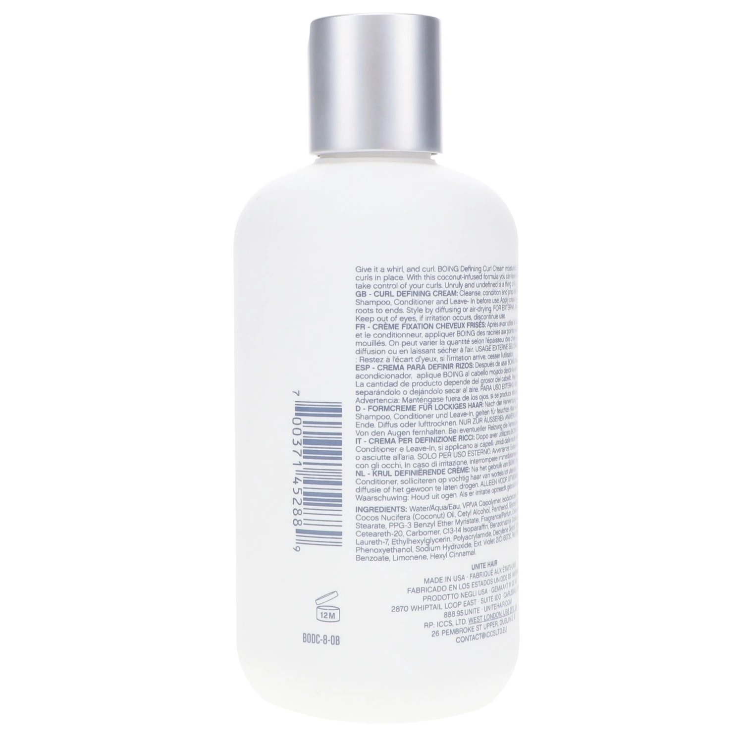 Simple UNITE Hair BOING Defining Curl Cream 8 Oz 6 Simple UNITE Hair BOING Defining Curl Cream 8 Oz - Image 4