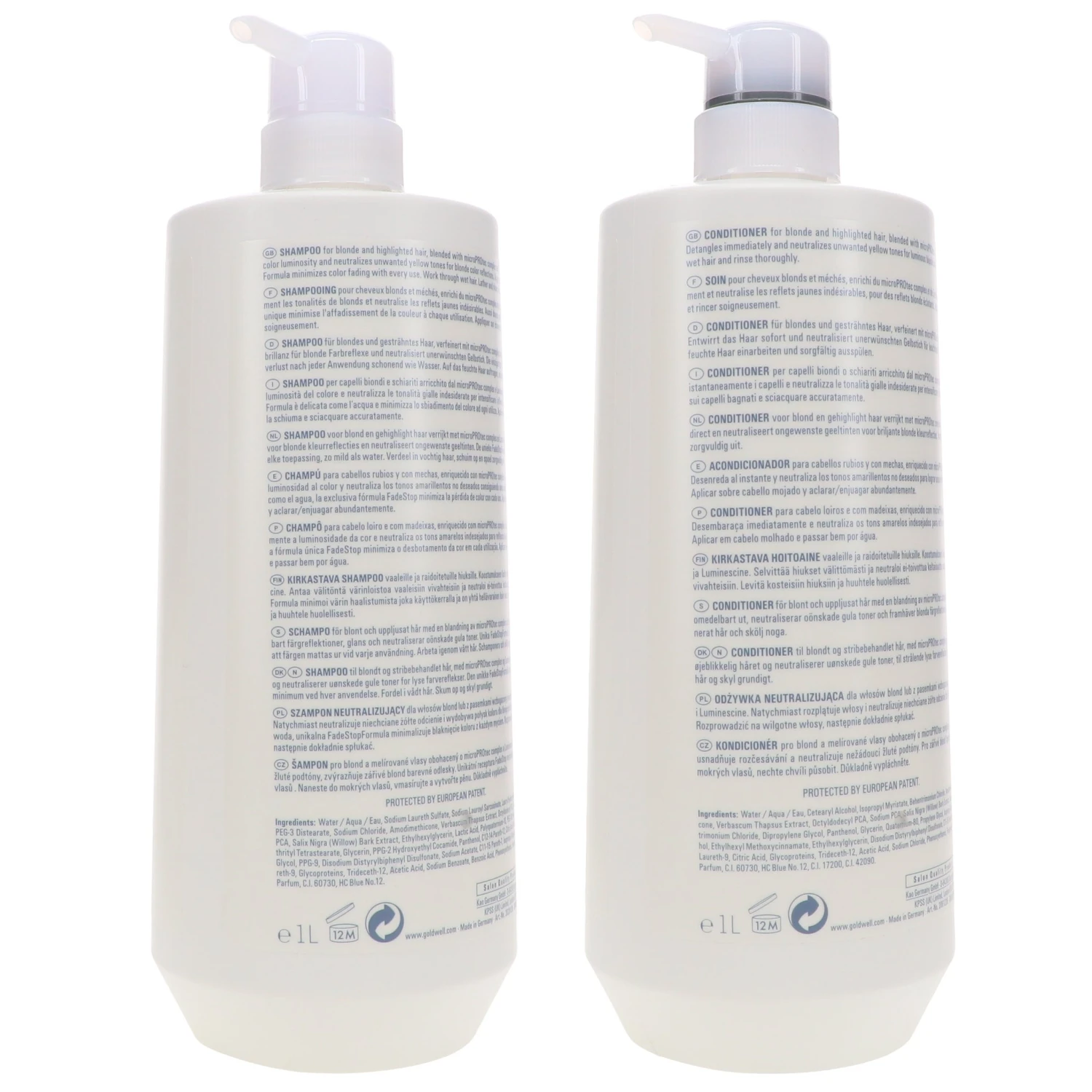 Simple Goldwell Dualsenses Blondes & Highlights Anti-Yellow Shampoo 33.8 Oz & Dualsenses Blondes & Highlights Anti-Yellow Conditioner 33.8 Oz Combo Pack 5 Simple Goldwell Dualsenses Blondes & Highlights Anti-Yellow Shampoo 33.8 Oz & Dualsenses Blondes & Highlights Anti-Yellow Conditioner 33.8 Oz Combo Pack - Image 3