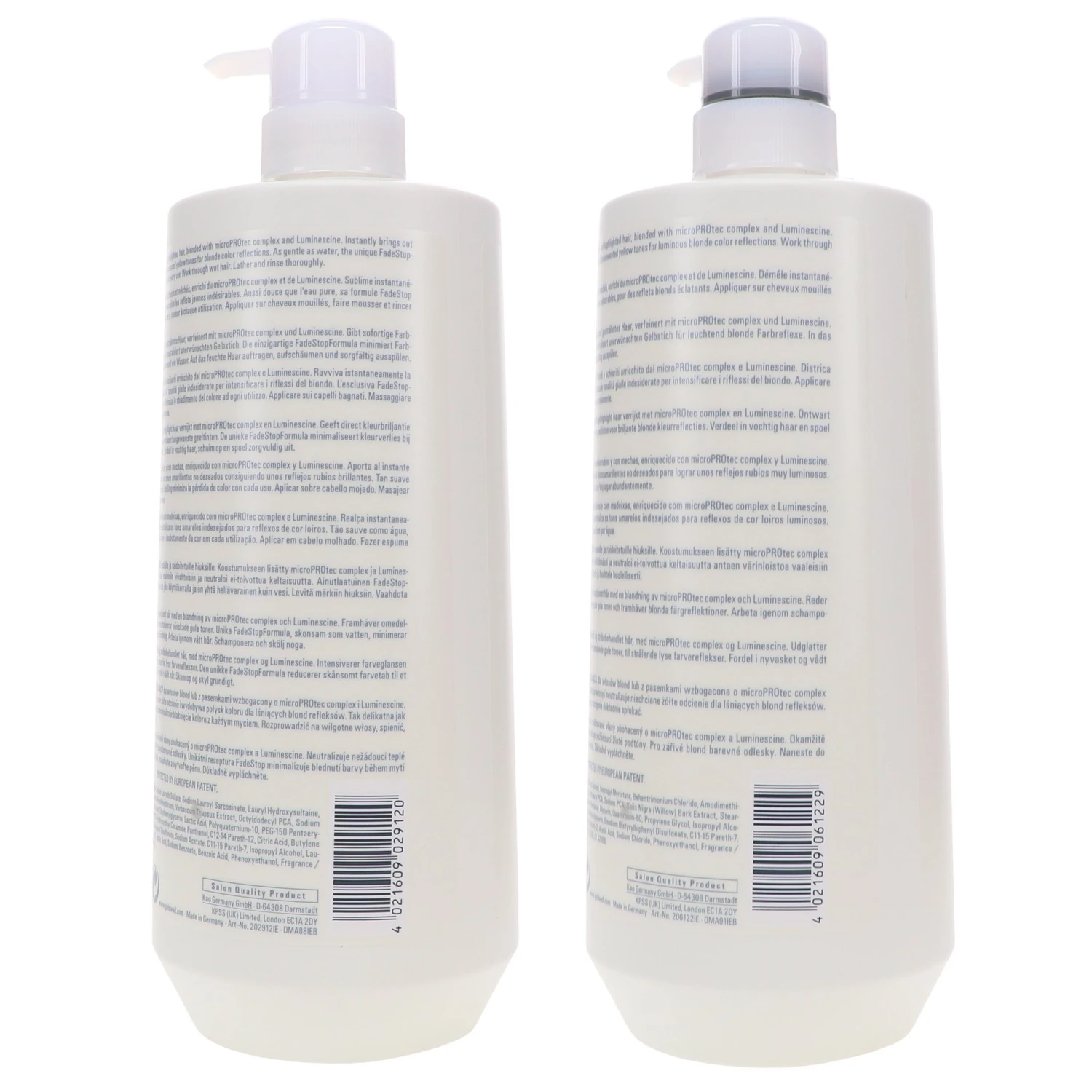 Simple Goldwell Dualsenses Blondes & Highlights Anti-Yellow Shampoo 33.8 Oz & Dualsenses Blondes & Highlights Anti-Yellow Conditioner 33.8 Oz Combo Pack 7 Simple Goldwell Dualsenses Blondes & Highlights Anti-Yellow Shampoo 33.8 Oz & Dualsenses Blondes & Highlights Anti-Yellow Conditioner 33.8 Oz Combo Pack - Image 5